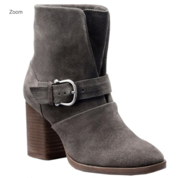 Isola Shoes - Isola Lavoy Ankle Boot Steel Grey Suede Sz 8.5